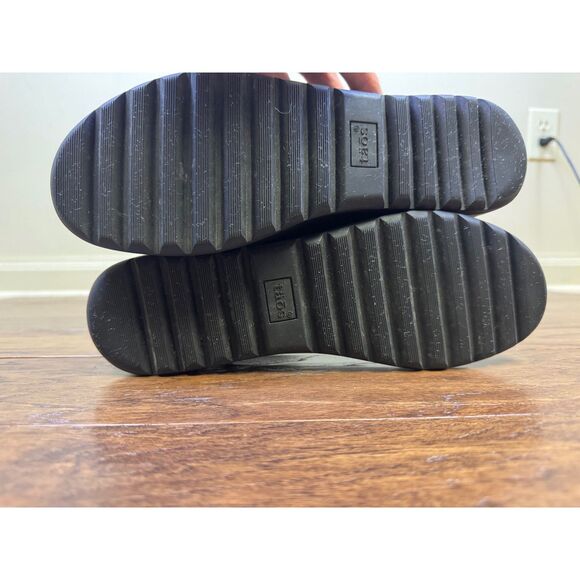 TAOS Select Black Leather Ankle Booties, Double Zip, Sz 10 - Picture 11 of 12